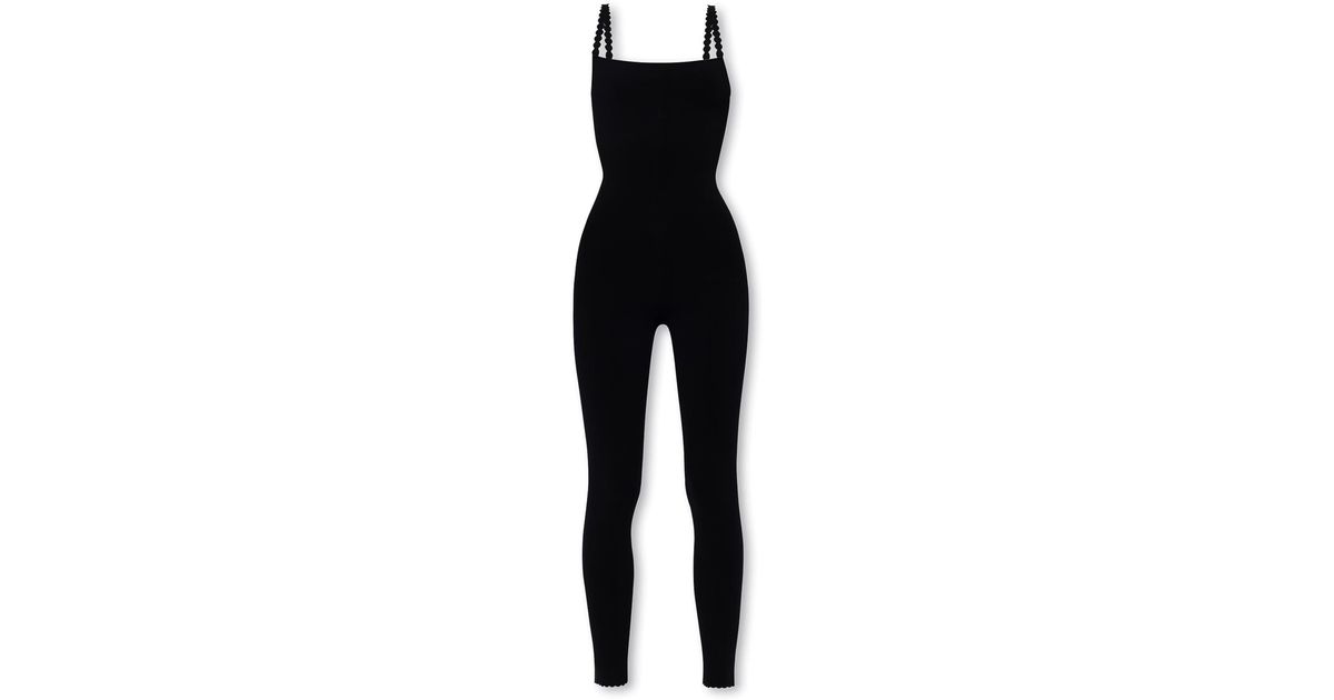 Victoria Beckham 'vb Body' Collection Jumpsuit in Black | Lyst