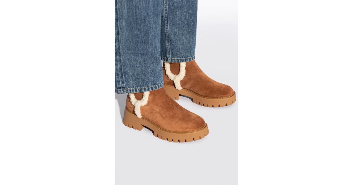 michael kors suede ankle boots