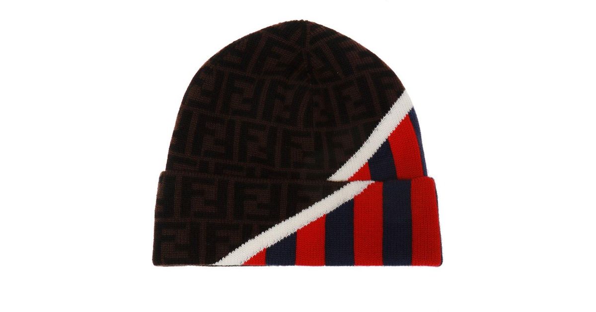 embroidered wool hat