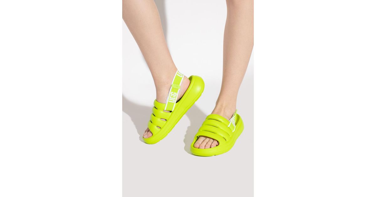 UGG 'sport Yeah' Sandals in Yellow Lyst