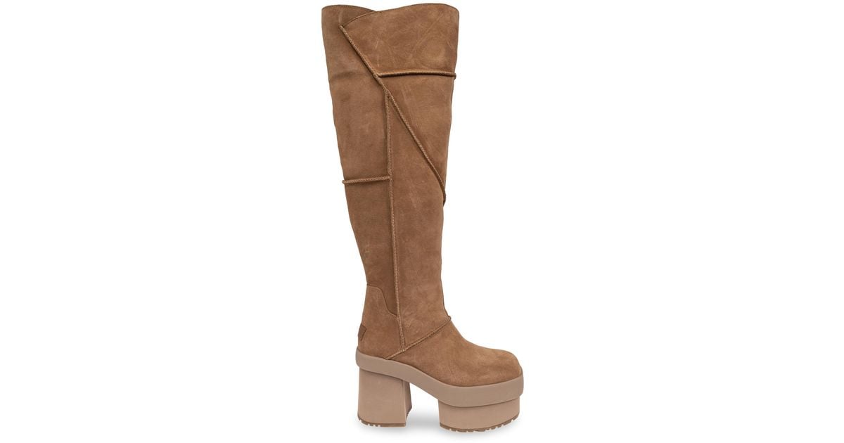 UGG Platform Boots 'New Heights Platform Xtra' in Brown Lyst UK