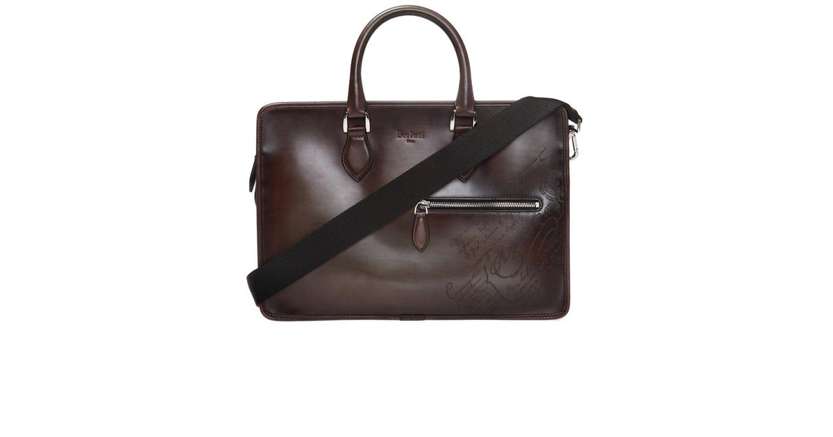 embossed briefcase