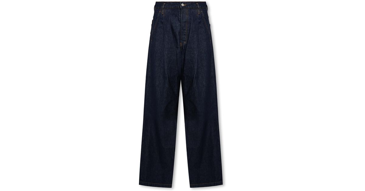 Dries Van Noten Jeans With Wide Legs in Blue | Lyst