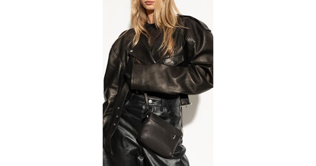 Rick Owens Small Adri Shoulder Bag in Black | Lyst Rick Owens Small Adri Shoulder Bag in Black | Lyst