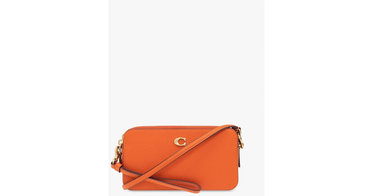 COACH 'kira' Shoulder Bag in Orange Lyst