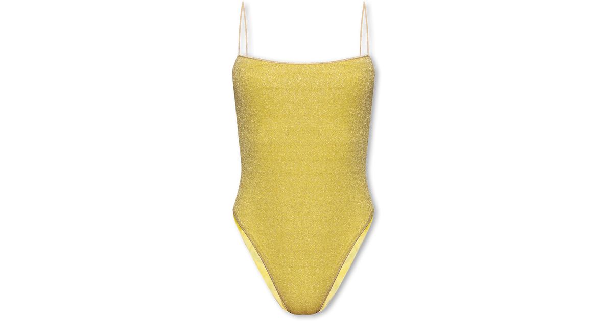 Oséree One-piece Swimsuit in Yellow | Lyst