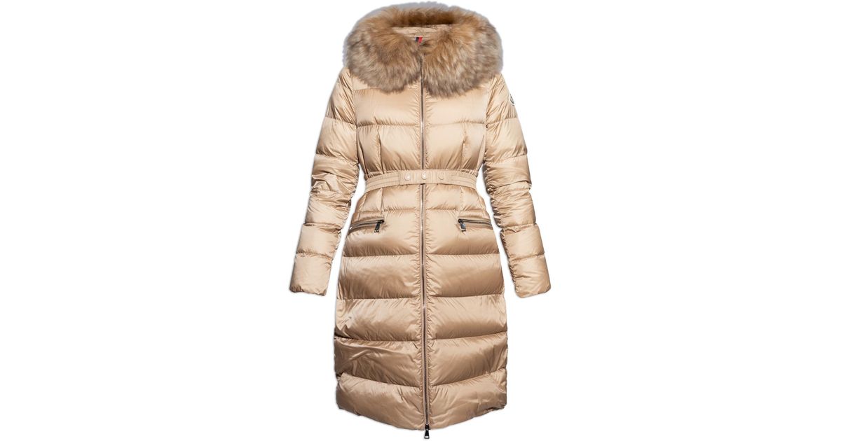 Moncler Down Coat Boedic, in Natural Lyst UK