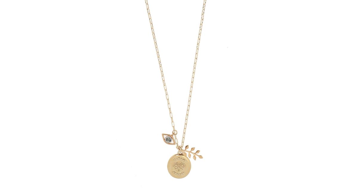 Isabel Marant Chain Necklace With Pendants in Gold (Metallic) Lyst