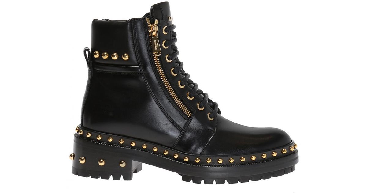 balmain studded boots