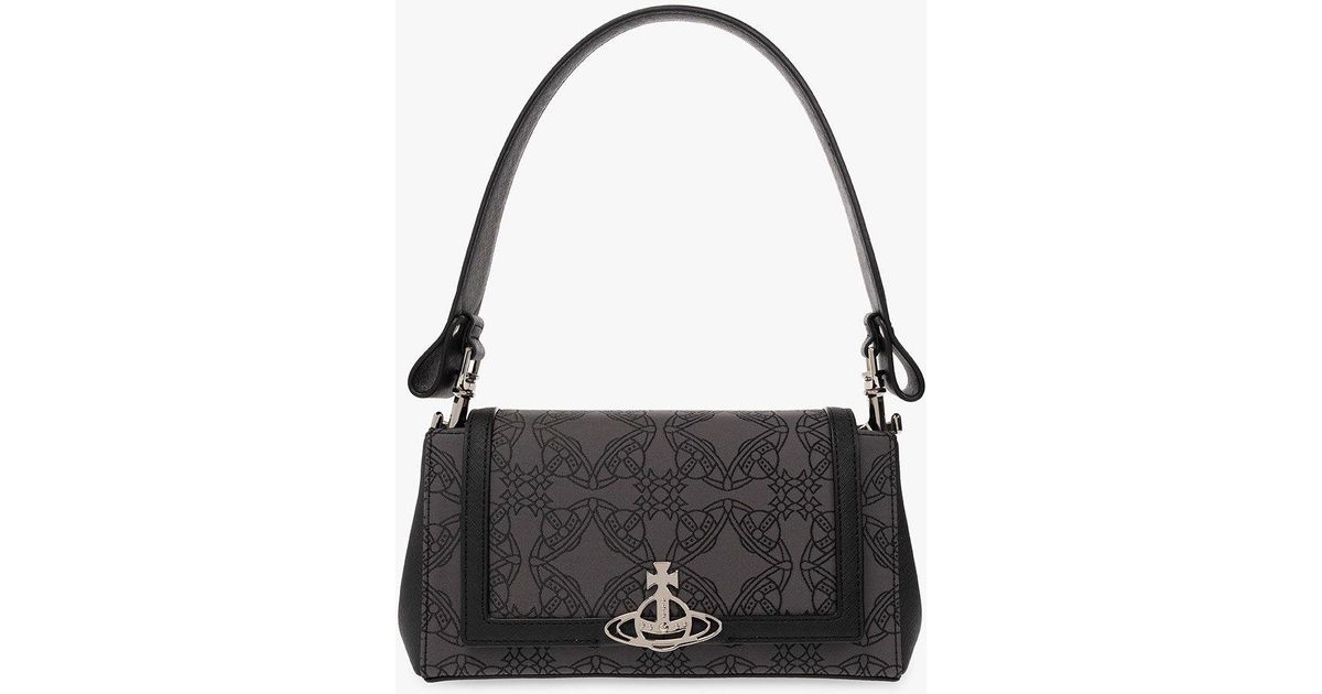 Vivienne Westwood 'hazel' Shoulder Bag in Black Lyst