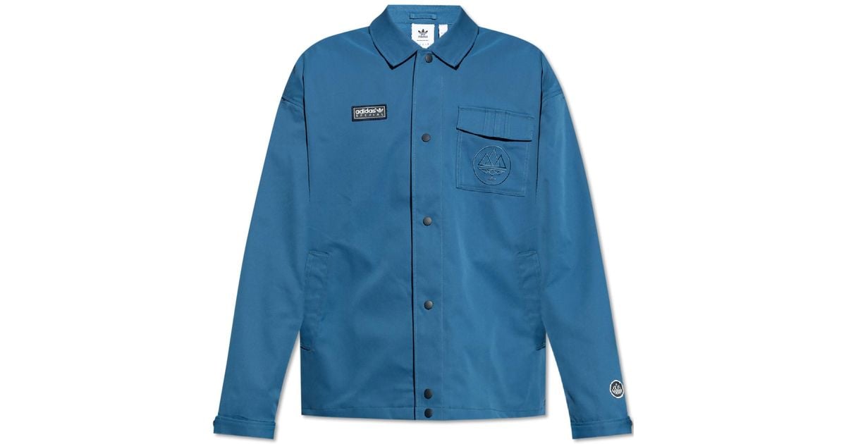 adidas Originals Jacket From The 'Spezial' Collection in Blue for