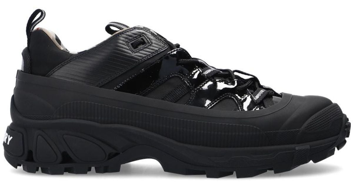 Burberry Rubber 'arthur' Sneakers Black for Men - Lyst