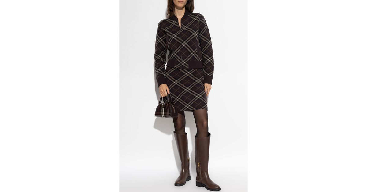 Burberry Women's Ginny Skirt Brown