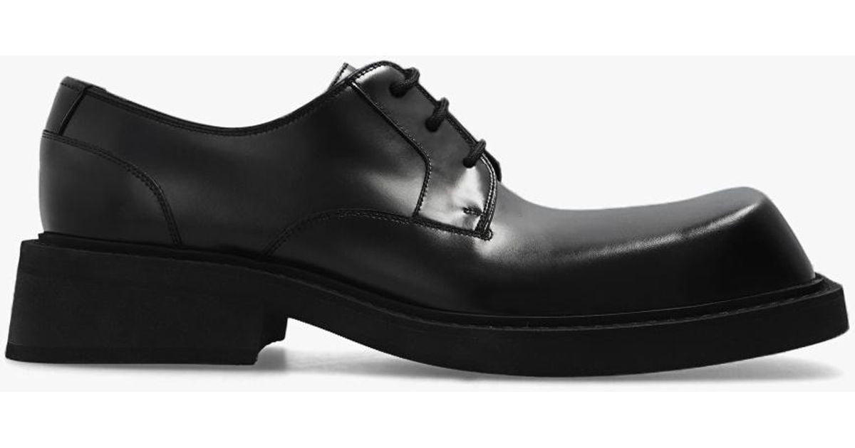 Balenciaga 'inspector' Derby Shoes in Black for Men | Lyst UK
