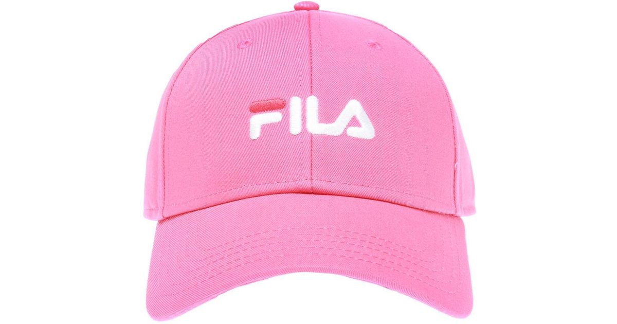 pink fila hat