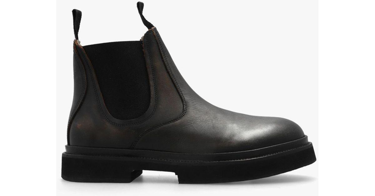 AllSaints 'jonboy' Leather Ankle Boots in Black | Lyst