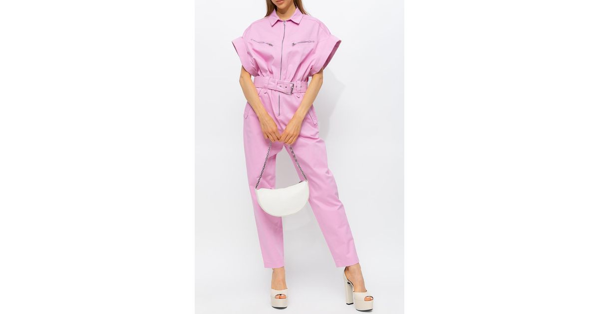 IRO Cotton Jumpsuit With Pockets in Pink Lyst Canada