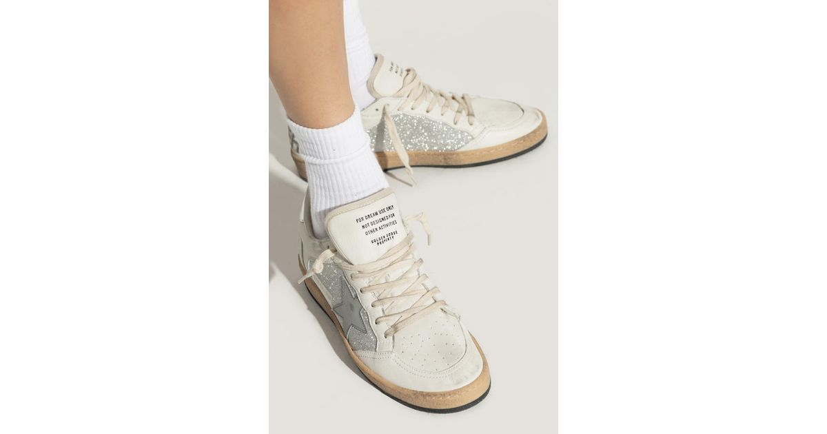 Golden Goose Sneakers Ball Star Double Quarter in White | Lyst Golden Goose Sneakers Ball Star Double Quarter in White | Lyst