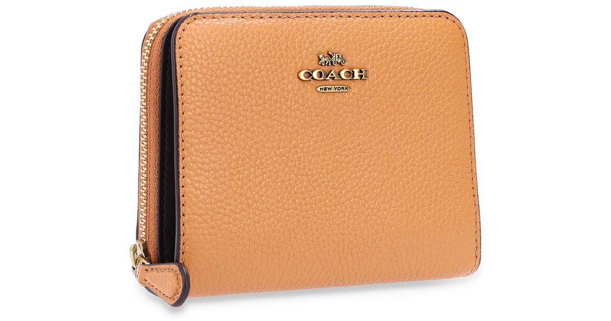 COACH Wallet With Logo in Orange | Lyst