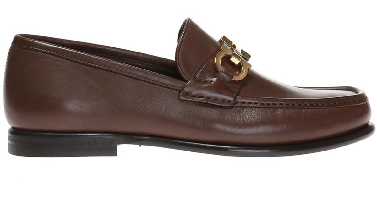 ferragamo crown bit loafer