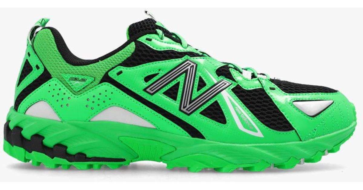 New Balance 'ml610ta' Sneakers in Green | Lyst