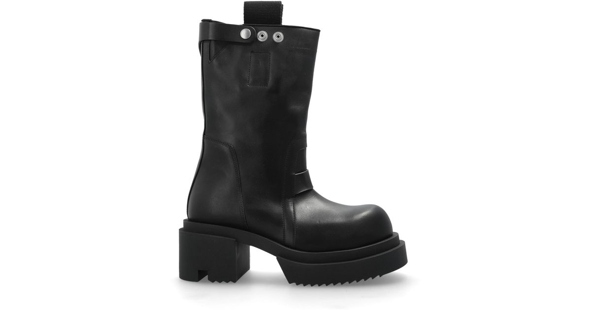 rick owens 24fw pull on bogun boots 43 Rick Owens Bogun Boot | Grailed