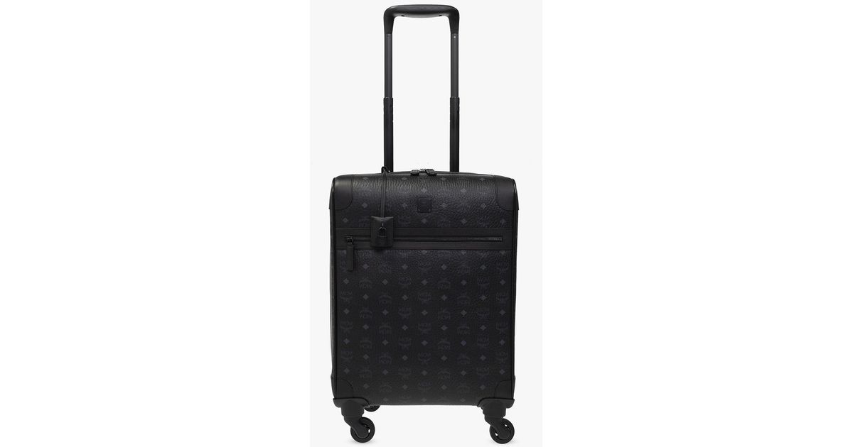 MCM Suitcase With Wheels in Black Lyst