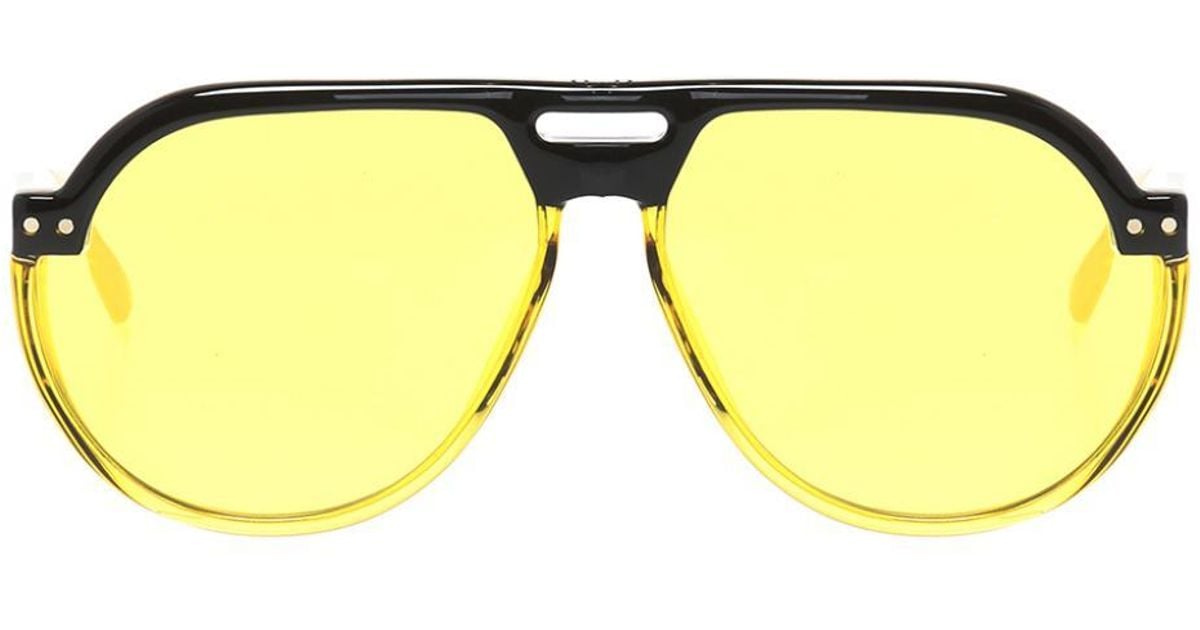 Dior club 3 Sunglasses in Yellow for Men Lyst