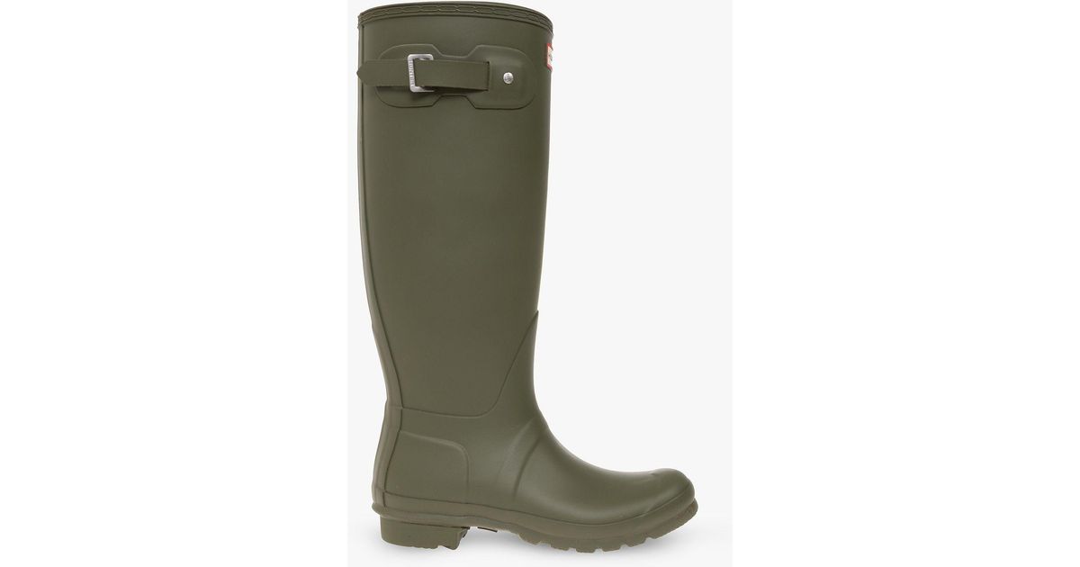 HUNTER 'original Tall' Rain Boots in Green Lyst