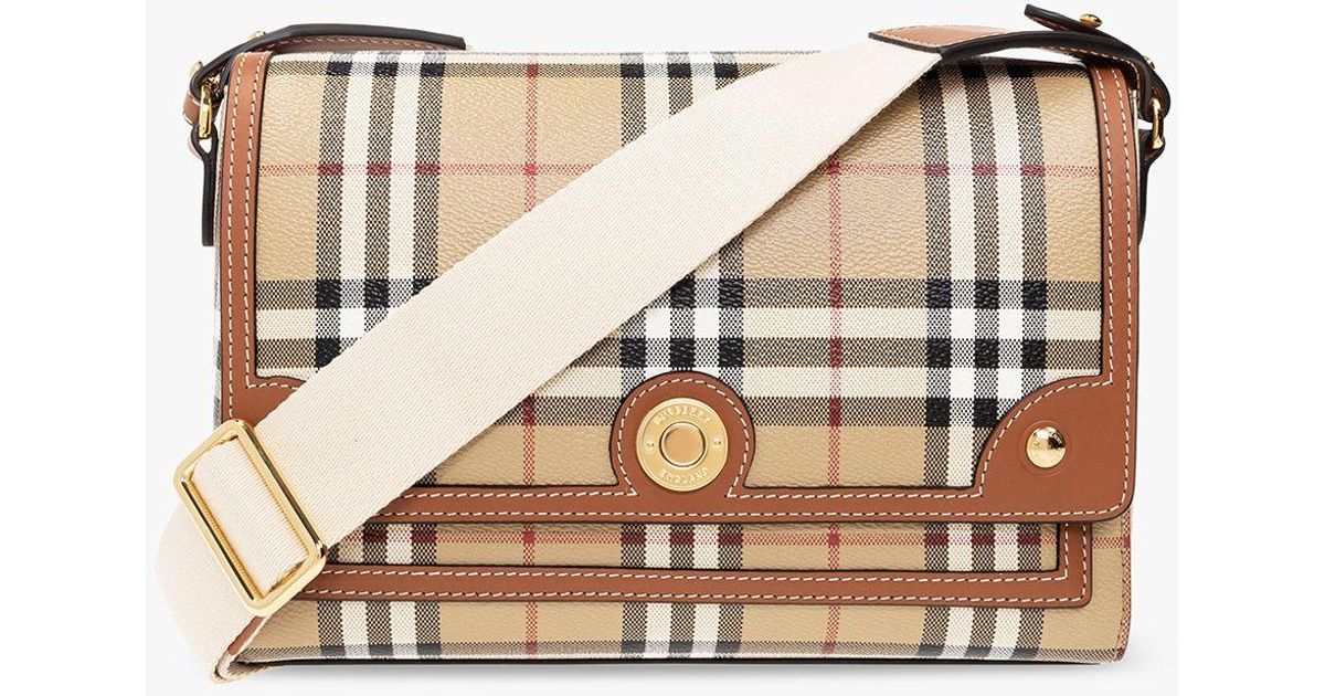 Burberry 'note Medium' Shoulder Bag in Natural Lyst