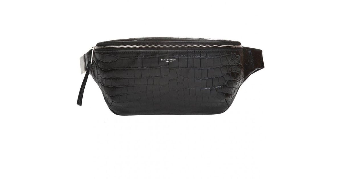 Saint Laurent Leather 'marsupio' Belt Bag Black for Men Lyst