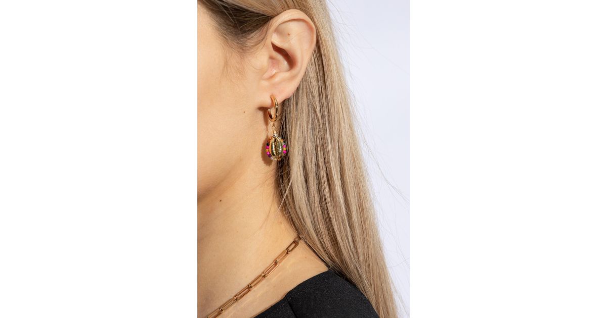 Isabel marant shop shell earrings