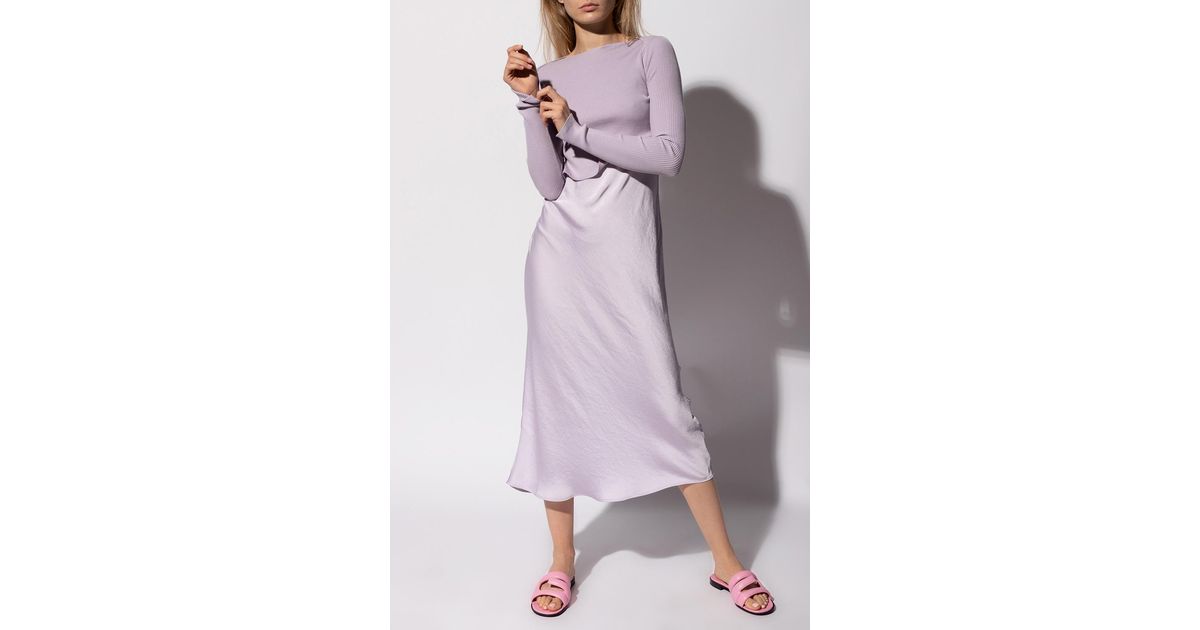 all saints purple dress ALLSAINTS Iva Dress