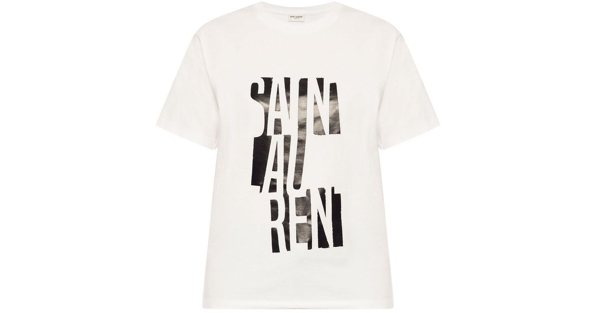 saint laurent graphic tee