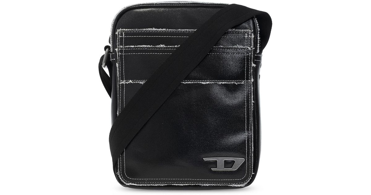 DIESEL Black 'esto' Shoulder Bag for men