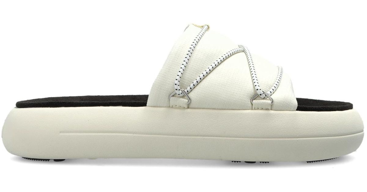 Moon Boot 'Mb Icon Slide' Slides in White | Lyst UK