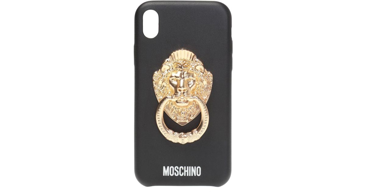 Moschino Iphone Xr Case In Black For Men Lyst