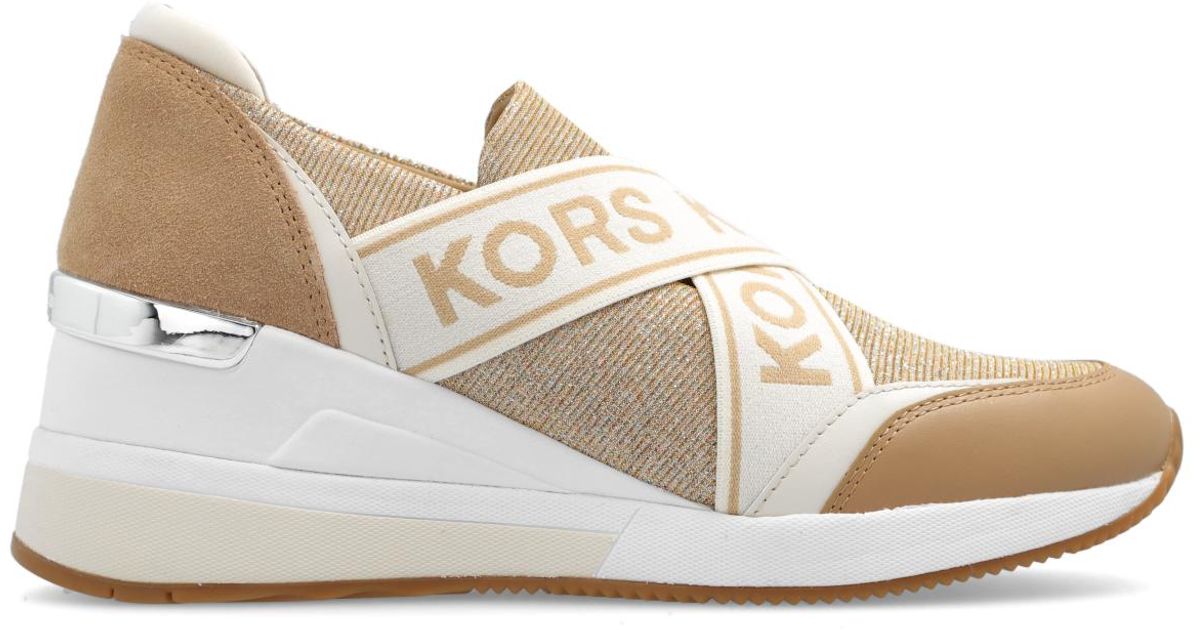 michael kors wedge sneakers sale
