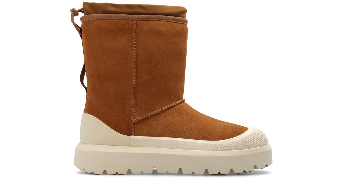UGG 'classic Short Weather Hybrid' Snow Boots in Brown for Men | Lyst