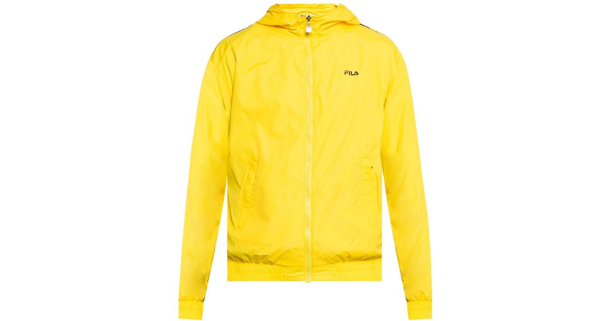 yellow fila jacket