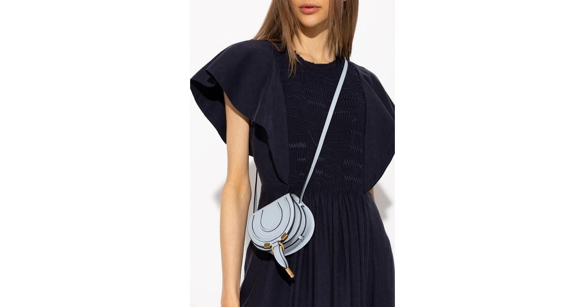 Chloe正規品/関税送料込み MARCIE NANO SHOULDER BAG Chloé 'marcie Nano' Shoulder Bag in Blue | Lyst