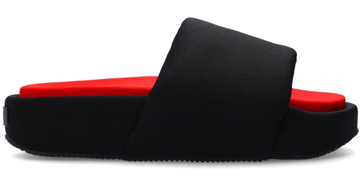 Y-3 Slides in Black for Men | Lyst