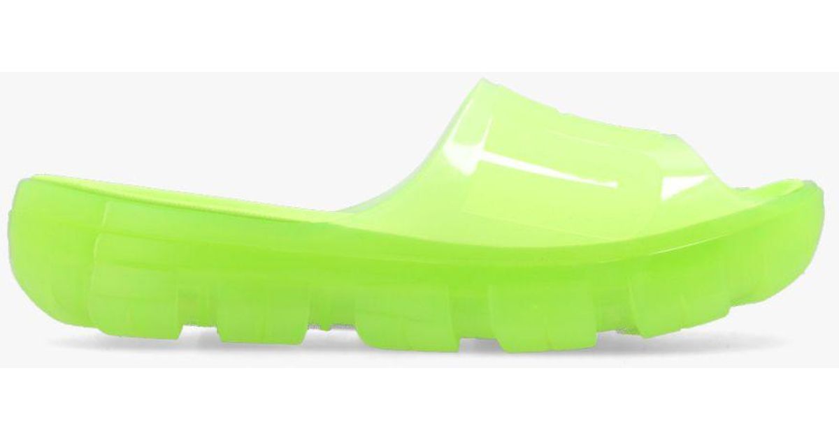 UGG 'jella Clear' Slides in Green Lyst