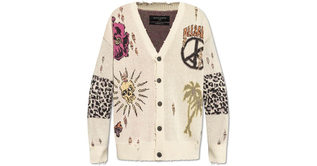 all-saints-cream-Cardigan- 