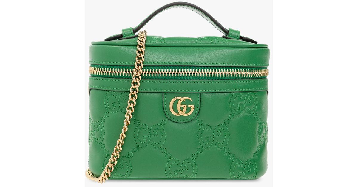 Gucci Quilted Shoulder Bag in Green Lyst