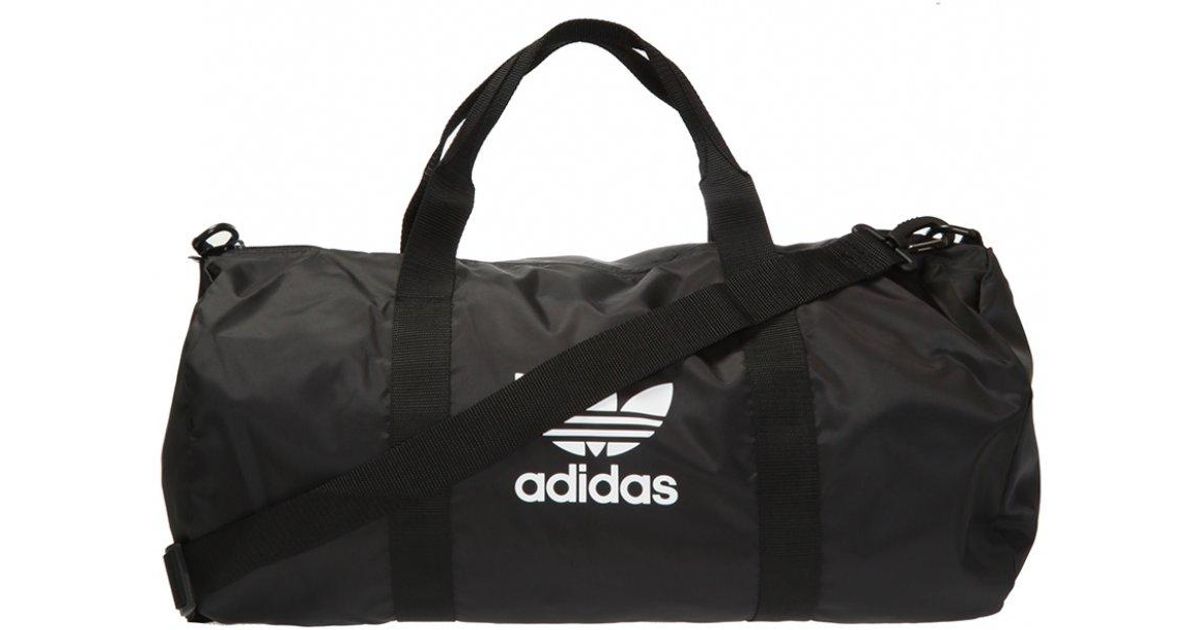 adidas Originals Synthetic Holdall Bag With Logo Black for Men - Lyst