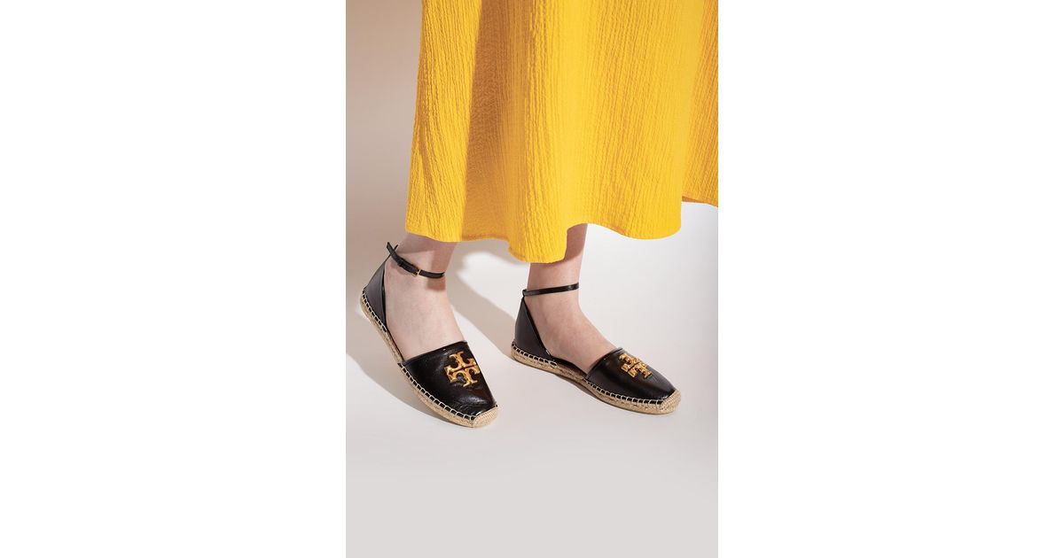tory burch eleanor leather espadrilles
