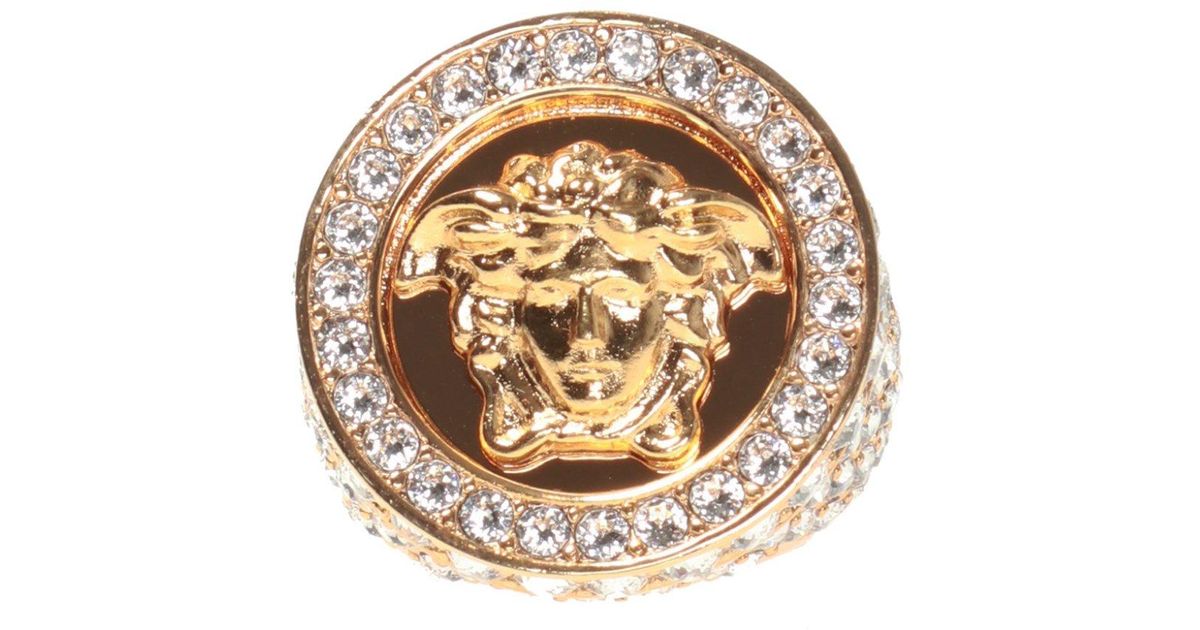 versace medusa head ring