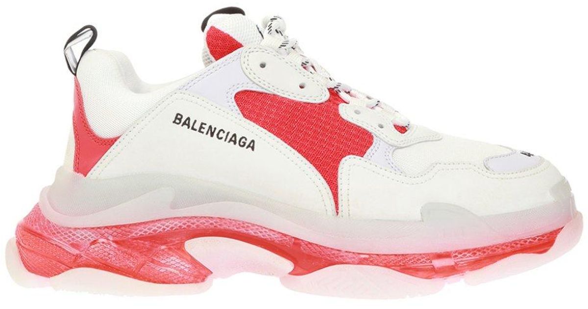 スニーカー Triple S leather and Mesh Sneakers Balenciaga Triple S leather and Mesh Sneakers - Runway Catalog