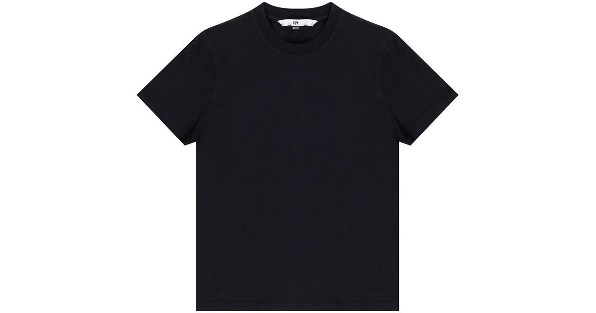 Eytys Cotton Crewneck T-shirt Black - Lyst